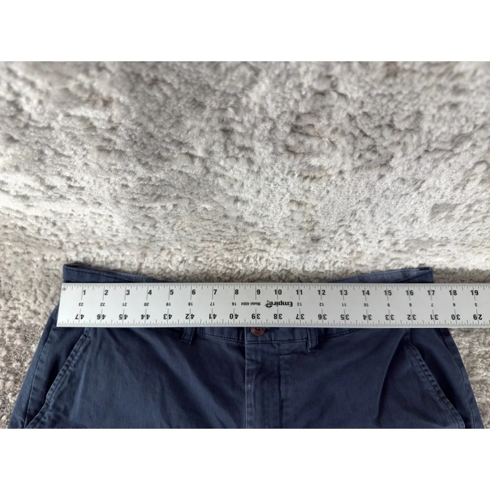 L.L.Bean Size 36x29 Standard Athletic Fit Chino Pants Navy Blue Long Mens